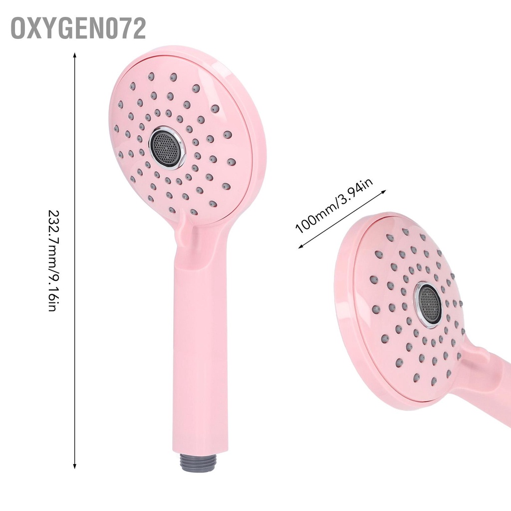 Oxygen072 Đầu vòi hoa sen điều áp ABS cầm tay hai chế độ Vòi xịt suất cao Ngăn chặn các phụ kiện phòng tắm bắn tung tóe