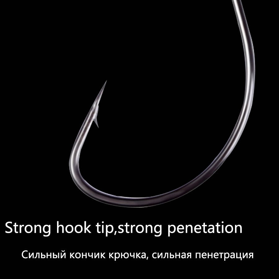 Set 50 lưỡi câu cá bằng thép cacbon cao cấp