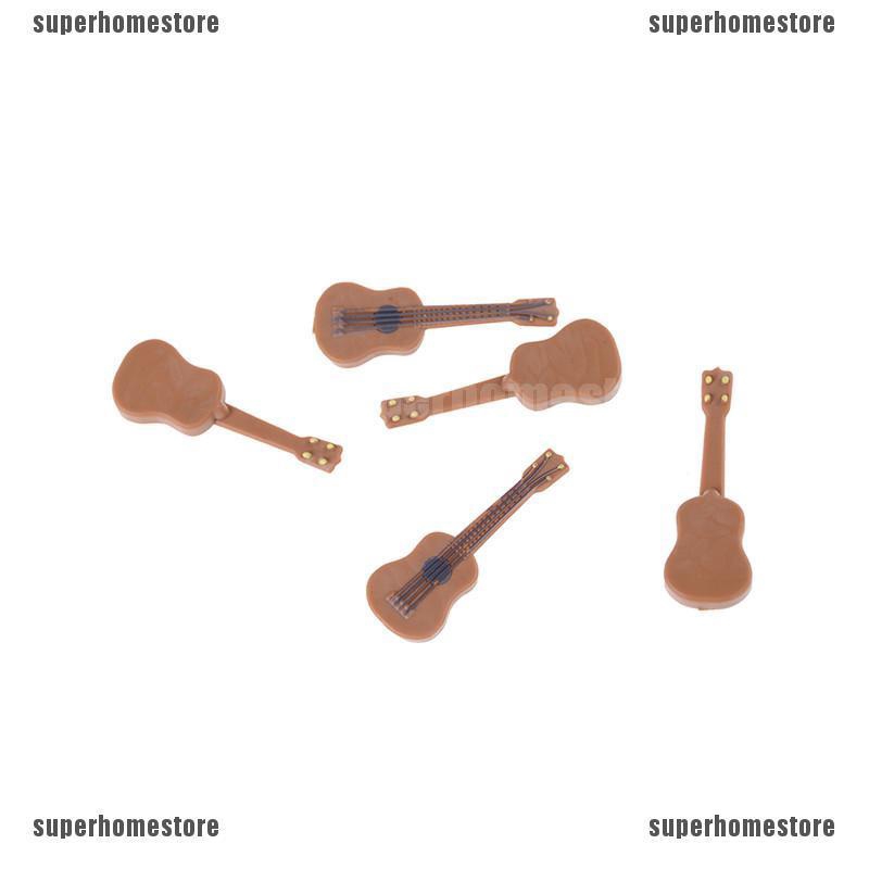 Đàn Guitar Mini Tỉ Lệ 1: 12 / 1: 24 Trang Trí Nhà Búp Bê