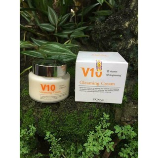 Kem dưỡng trắng da V10 Gleaming Cream SkinAz Hàn Quốc