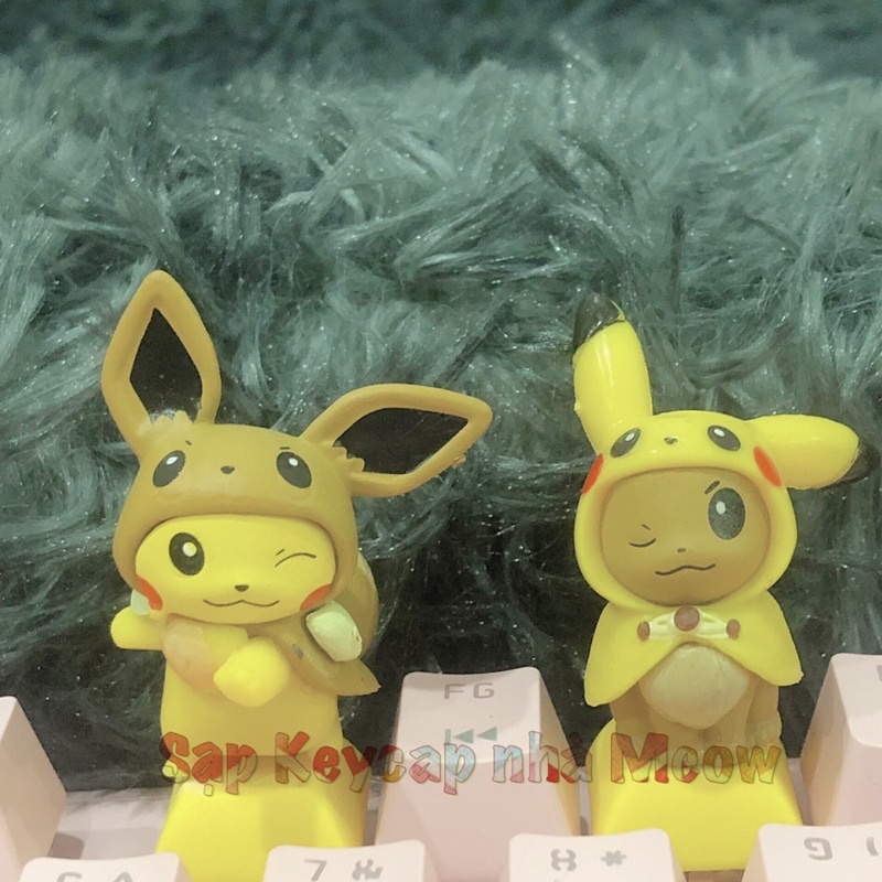 Keycap lẻ một nút hình pikachu