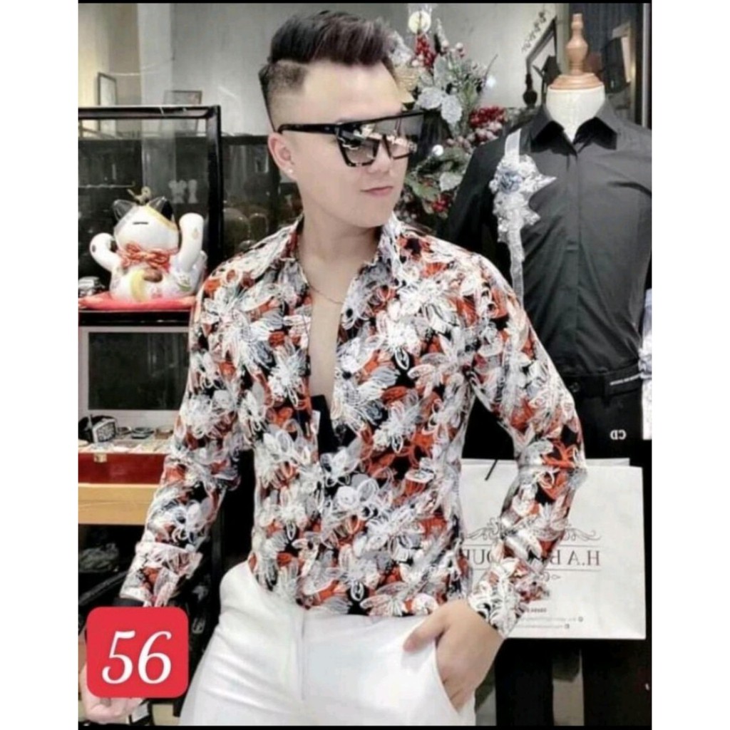 ÁO SƠ MI 3D LỤA QUẢNG CHÂU SIU HOT_M56