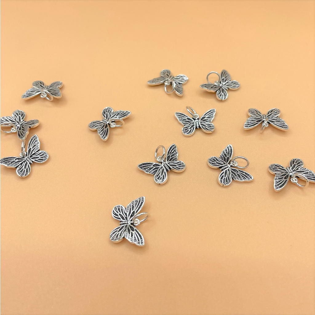 Charm treo hình bướm mẫu mới nhất - Charm bạc 925 - Mã CB166 CA183
