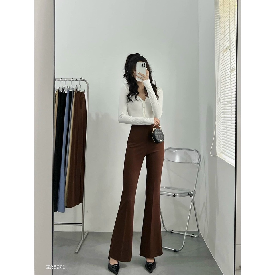 Quần loe kéo trước 1 nút QD287