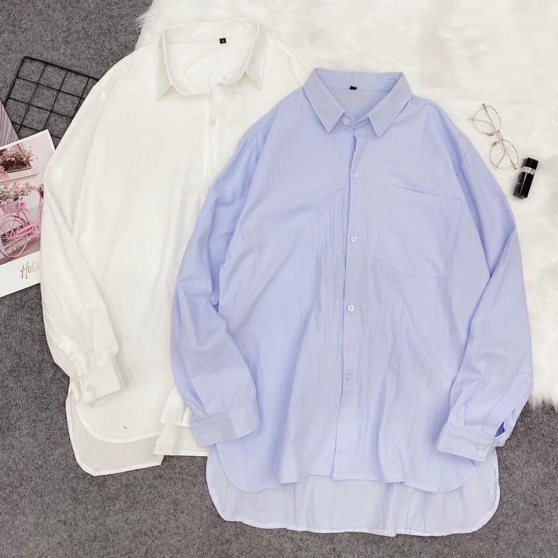 Áo Sơ Mi Vạt Bầu Unisex