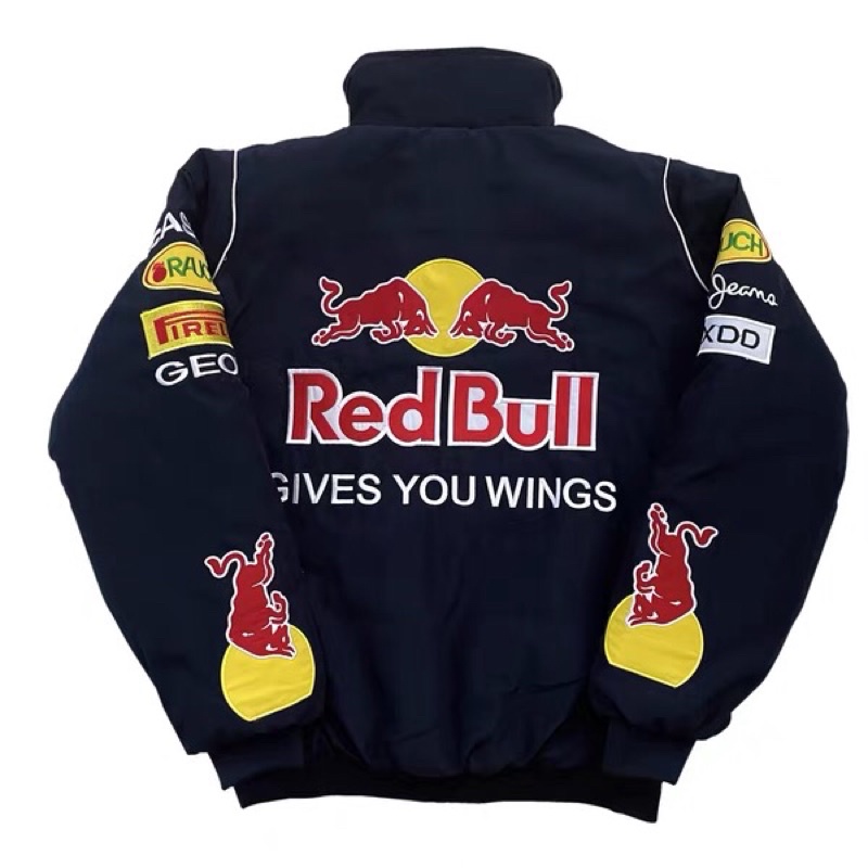 Áo khoác mùa đông redbull kiểu đua xe F1 varsity unisex, bomber chất oversize