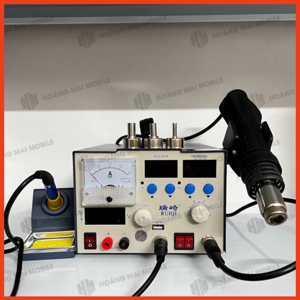 Máy khò, hàn, cấp nguồn 3 in 1 RUIQI 8915