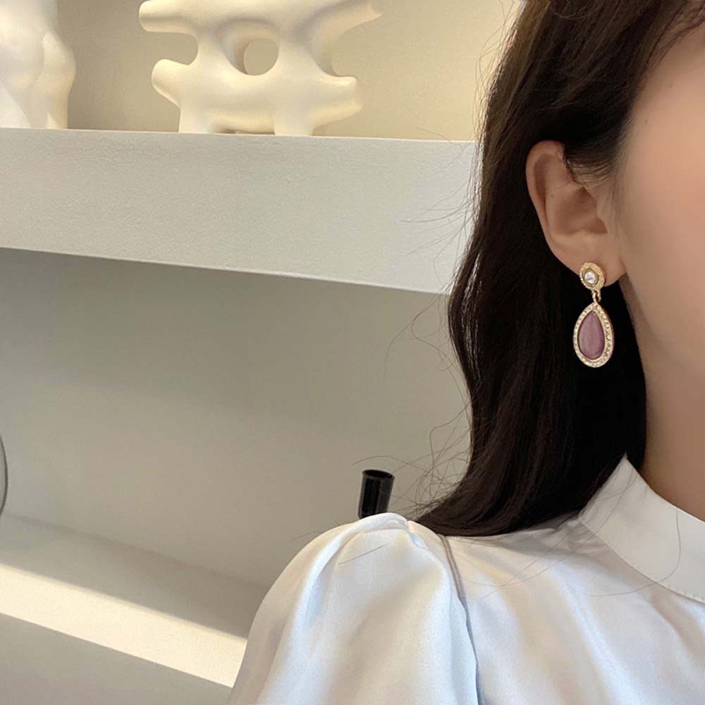 Hoa Tai Đính Đá Thời Trang Dành Cho Nữ