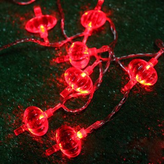 Dây đèn led hình đèn lồng trang trí tết năm mới quán cà phê trà chanh trà sữa GIVASOLAR GV-LSL