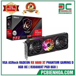 Mua CARD MÀN HÌNH ASROCK Radeon RX 6600 XT Phantom Gaming D 8GB OC