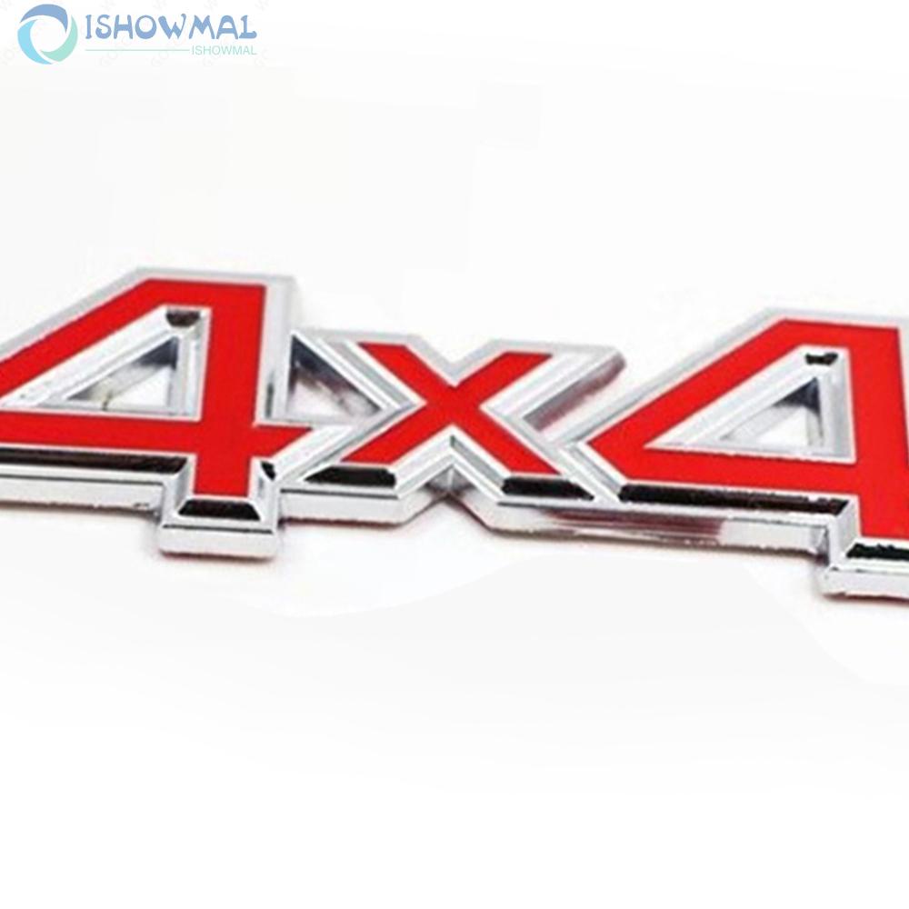 Metal 4x4 Car Sticker Emblem Offroad SUV Tail Labels 4 Drive AWD Badge