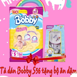 [TẶNG BỘ ĂN DẶM]Tả dán Bobby size S56