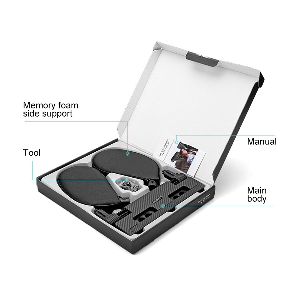 Gối Tựa Đầu Mềm Chất Lượng Cao Có Thể Tháo Rời Cho Xe Hơi