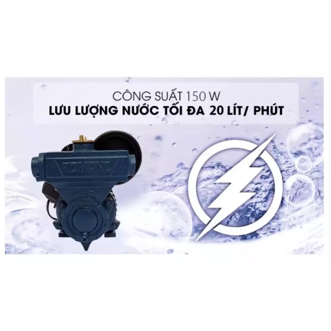 Máy bơm tăng áp dùng cho tòa nhà ROMANO 150w - bơm cao tối đa 25m - Chất lượng