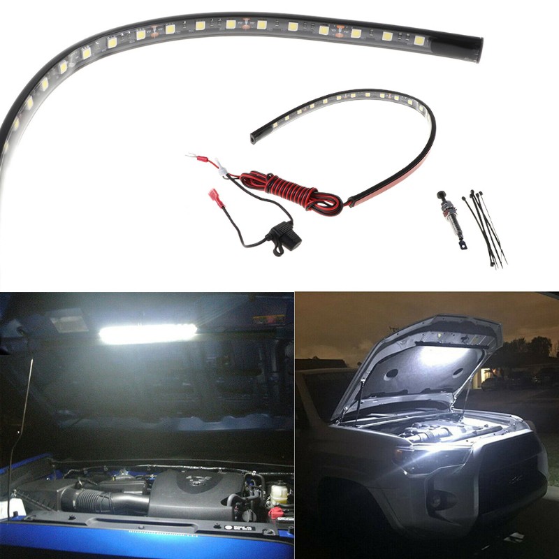 [qxx] Car Universal Under Hood Engine Repair 36cm LED Light Bar with Switch Control Vehicle Engine Maintain Auxiliary Lighting Tool