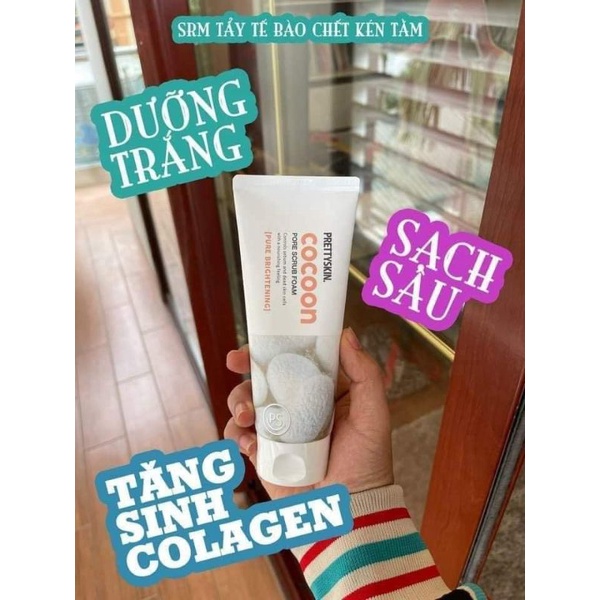 Sữa rửa mặt tẩy da chết Cocoon