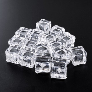 Bộ 15 viên nước đá nhân tạo trong suốt dùng trang trí độc đáo