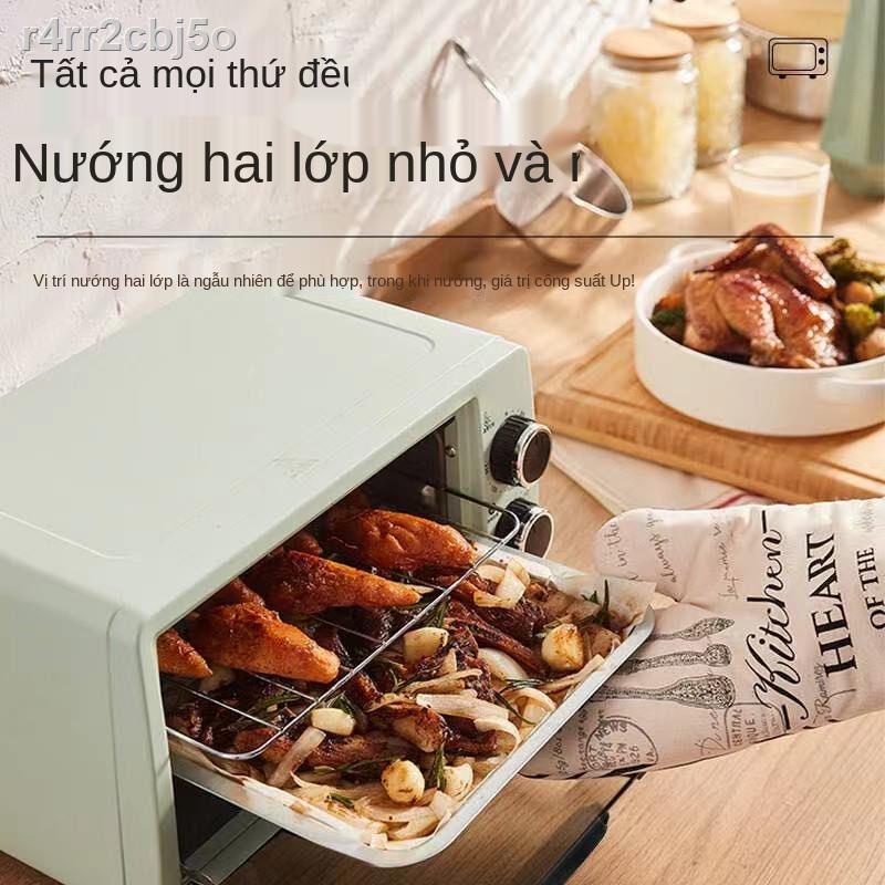 ❀Máy nướng và lò vi sóng tất cả trong một, lò nướng nhỏ 12 lít, dụng cụ làm bánh, thực phẩm nướng, bánh hấp, các bữa ăn