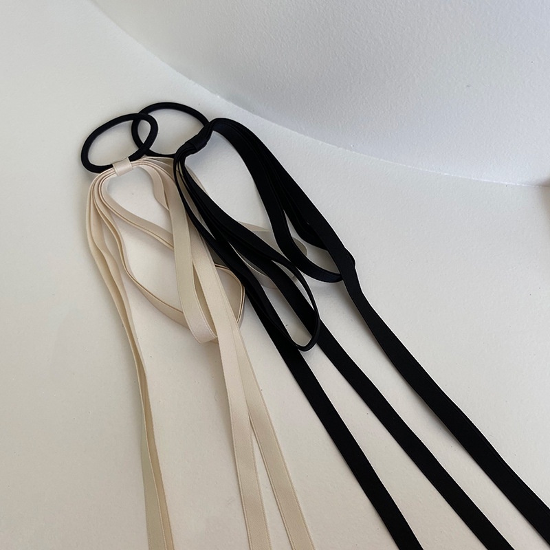 Cột tóc ruy băng nơ phong cách retro