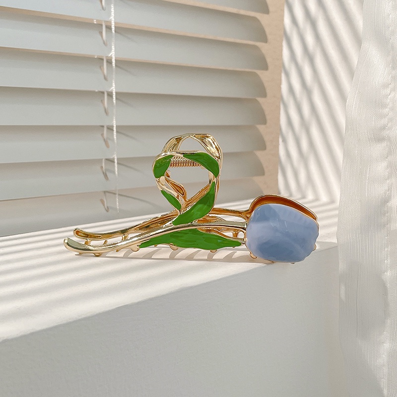 Kẹp Tóc Hình Hoa Tulip Thời Trang Cao Cấp Cho Nữ