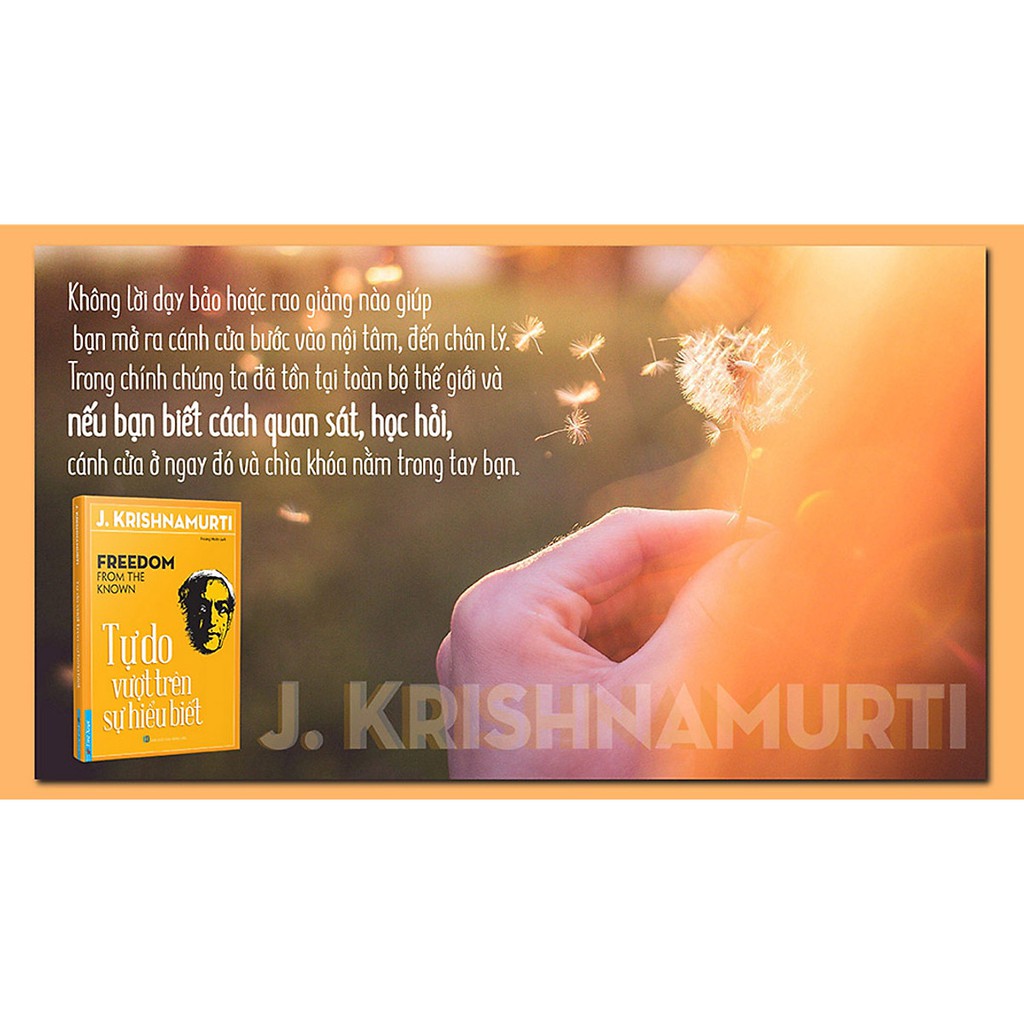 Bộ sách của J.Krishnamurti: Bạn đang nghịch gì với đời mình & Tự do vượt trên sự hiểu biết Tặng kèm bookmark