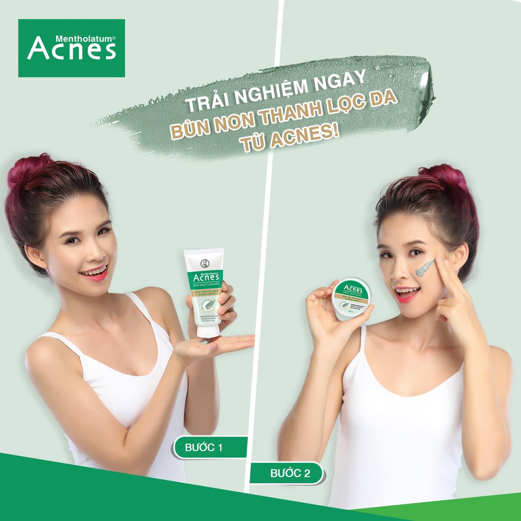 Mặt nạ bùn non dưỡng sáng da Acnes