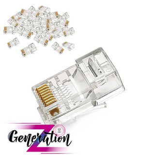 Đầu bấm mạng rj45 chuẩn cat5e chân đồng mạ vàng ugreen 50246 - bịch 100psc
