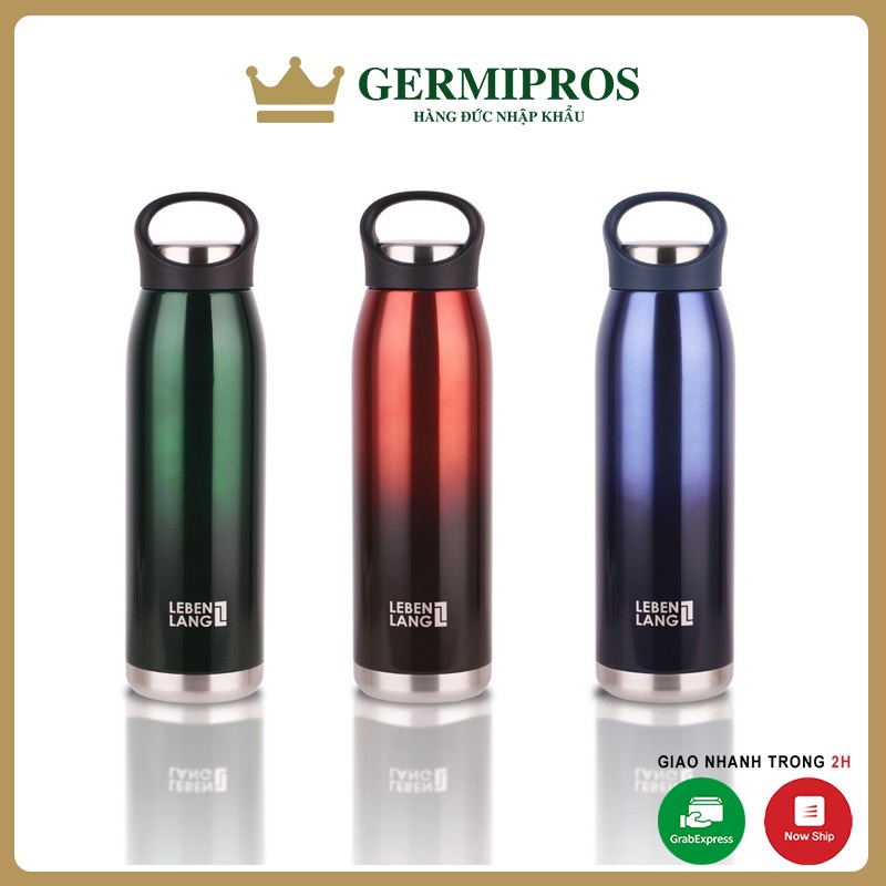 Bình giữ nhiệt cầm tay Lebenlang inox 304 cao cấp không gỉ