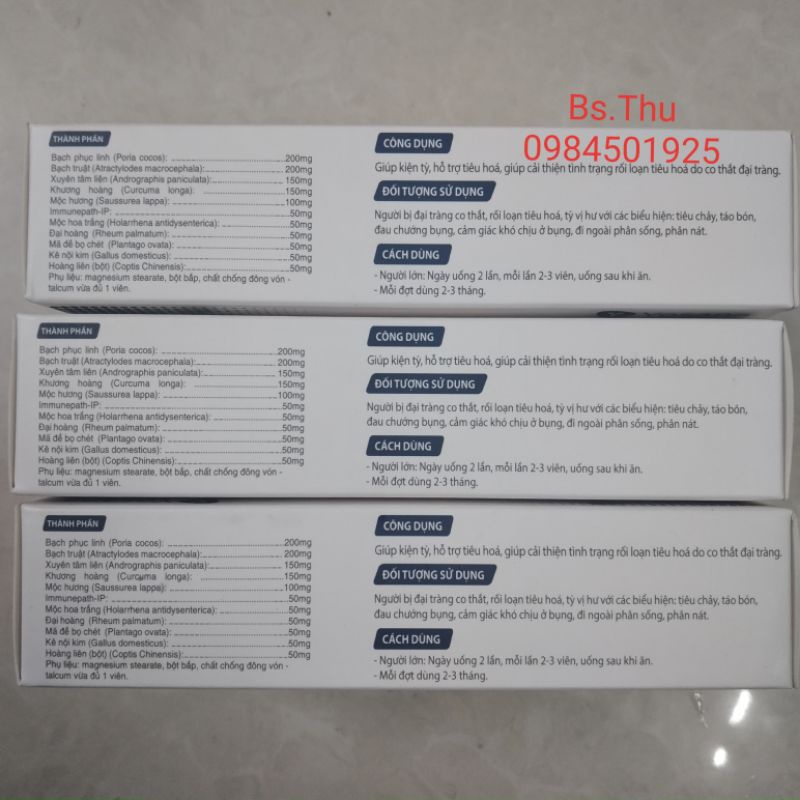 Bình Tràng Dạ Cầm hộp 30 viên (mua 5 hộp tặng 1 hộp bằng tem tích điểm)