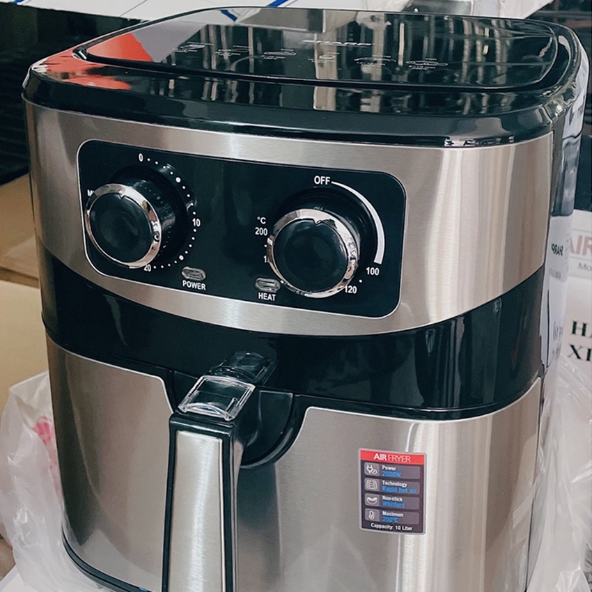 NỒI CHIÊN KHÔNG DẦU SHARP KS98 - 10L2 DUNG TÍCH SIÊU LỚN, BẢO HÀNH 12 THÁNG