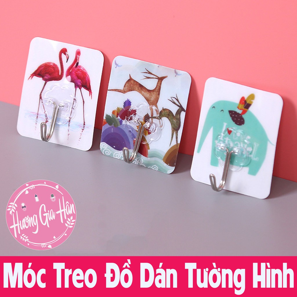 Combo 10 Móc Treo Đồ Dán Tường 3D Chịu Lực Tốt