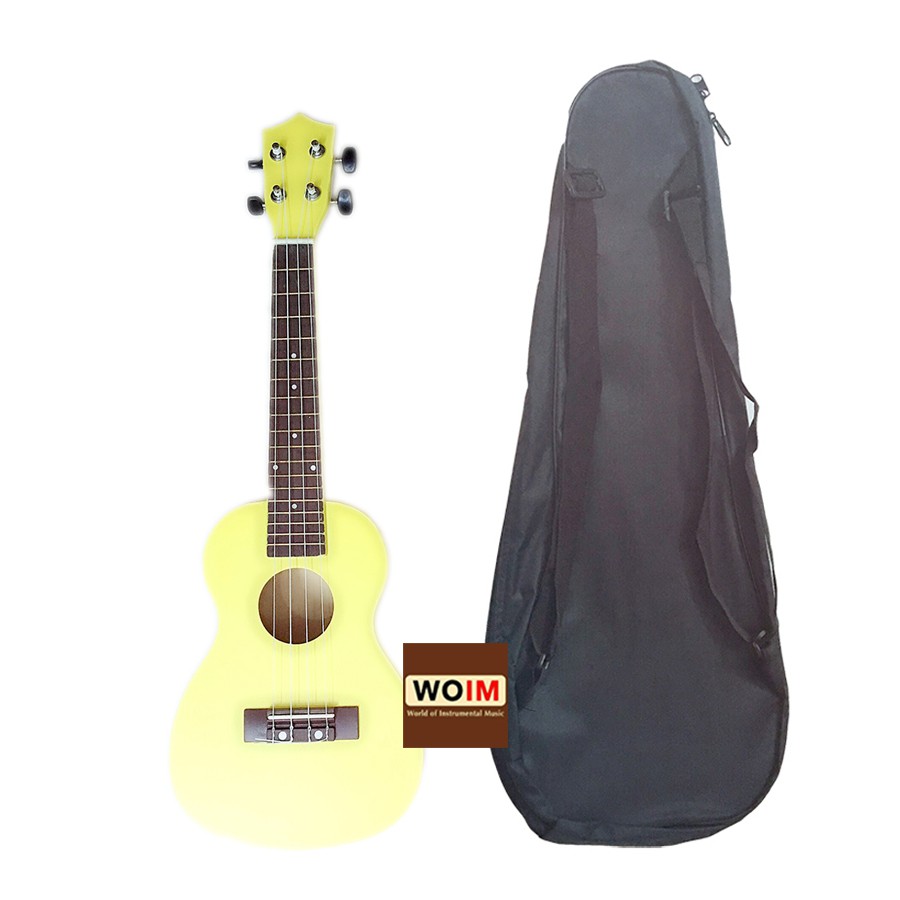 Đàn Ukulele Concert Woim 33A19 Size 23 Tặng kèm bao vải thời trang - HÀNG CÓ SẴN