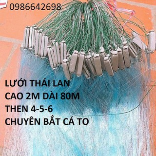 Lưới Thái Đánh Cá 3 Màng Cao 2m Dài 85m