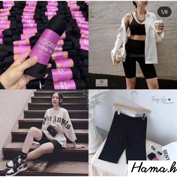 Quần legging nữ lửng  nâng mông,quần ngố mặc nhà  mùa hè,co giãn 4 chiều-QN2