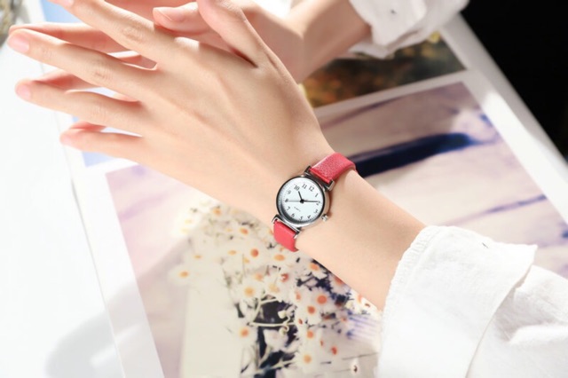 Đồng hồ nữ MSTIANQ dây da size 26mm nhỏ xinh | BigBuy360 - bigbuy360.vn