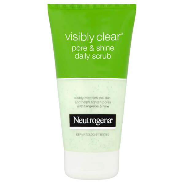 Sữa Rửa Mặt Tẩy Da Chết Neutrogena Visibly Clear Pore and Shine Daily Scrub 150ml