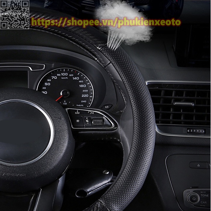 Bọc Vô Lăng Vân Carbon Cho Vios, Kia Morning, I10, wigo, ecosport, ford escape, kia rio, tucson, yaris, accent, altis