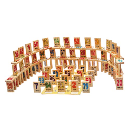 Đồ Chơi Gỗ, Domino Số Và Toán Học💗 Free Ship 💗 Đồ Chơi Trẻ Em Bộ 100 Thanh Xếp Hình Domino Gỗ Số Kèm