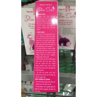 Dung dịch vệ sinh phụ nữ Slim care