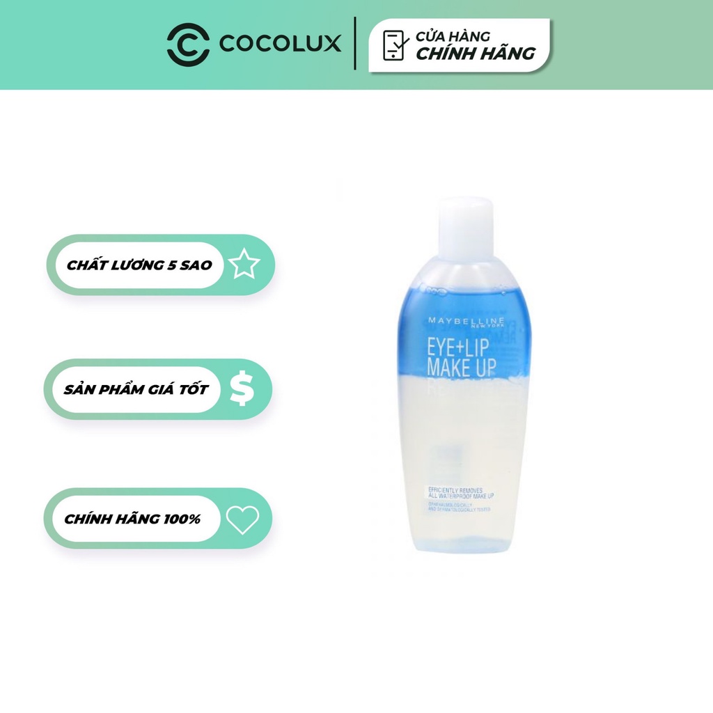 Nước Tẩy Trang Mắt Môi Lip &amp; Eyes Make Up Remover maybelline-[Coco Shop]