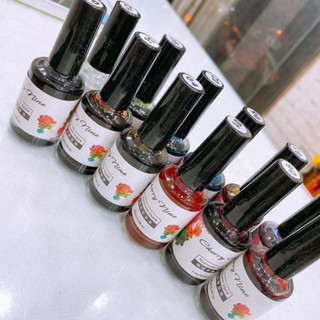 Set cồn loang cherry trang trí móng nghệ thuật