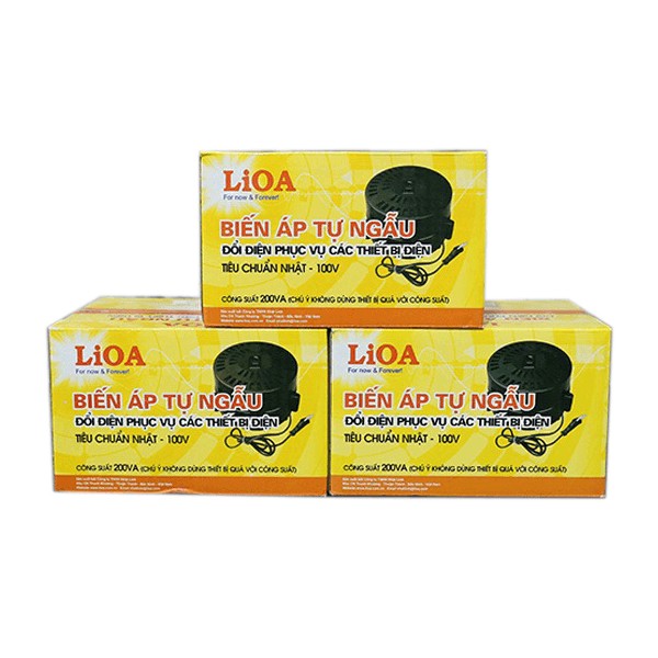 Biến Áp Đổi Nguồn LIOA 2000VA. Đổi Điện 220v Sang 100v, DN020