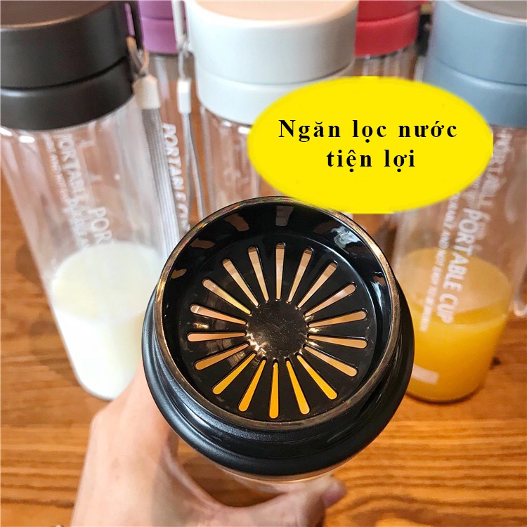 [Mã LIFEHLSALE2 giảm 10% đơn 0Đ] Bình Đựng Nước Tập Gym Bình Nước Văn Phòng Portable Cup Cao Cấp 800ml