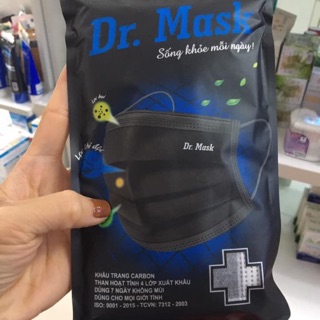 KHẨU TRANG DR. MASK THAN HOẠT TÍNH LOẠI 10C