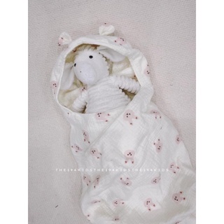 Khăn choàng muslin 2 lớp cho bé