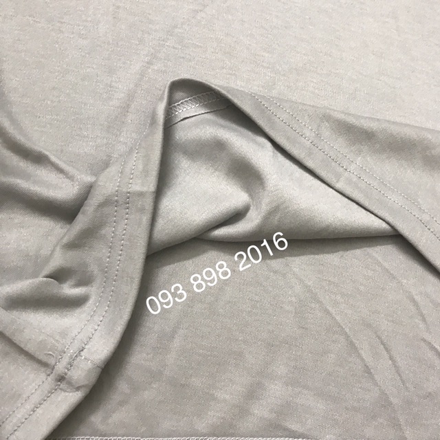 Áo thun cổ tròn cotton mặc nhà cho bố Nam Trung Niên