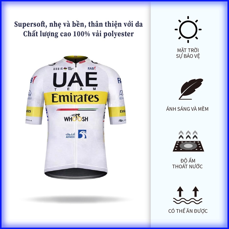 UAE Bộ Quần Áo Đi Xe Đạp Thể Thao Cho Namquần đạp xe