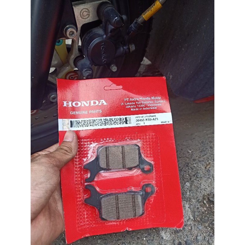 Bố thắng  trước vario click 2018-2022 honda hàng indonesia