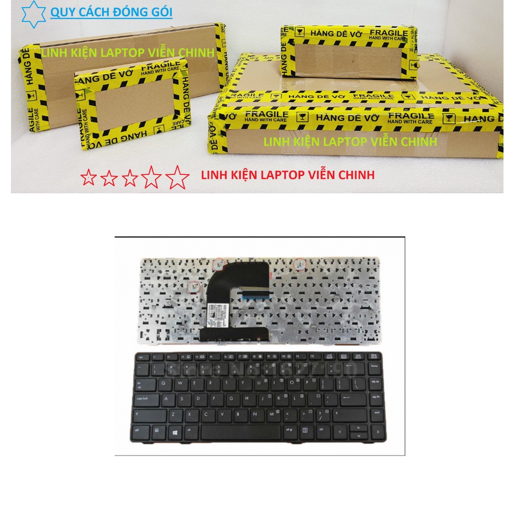 Bàn phím laptop HP ProBook 6460b 6465b 6470b, EliteBook 8460p 8470p 8460w 8470w – 8460/6460 KHUNG
