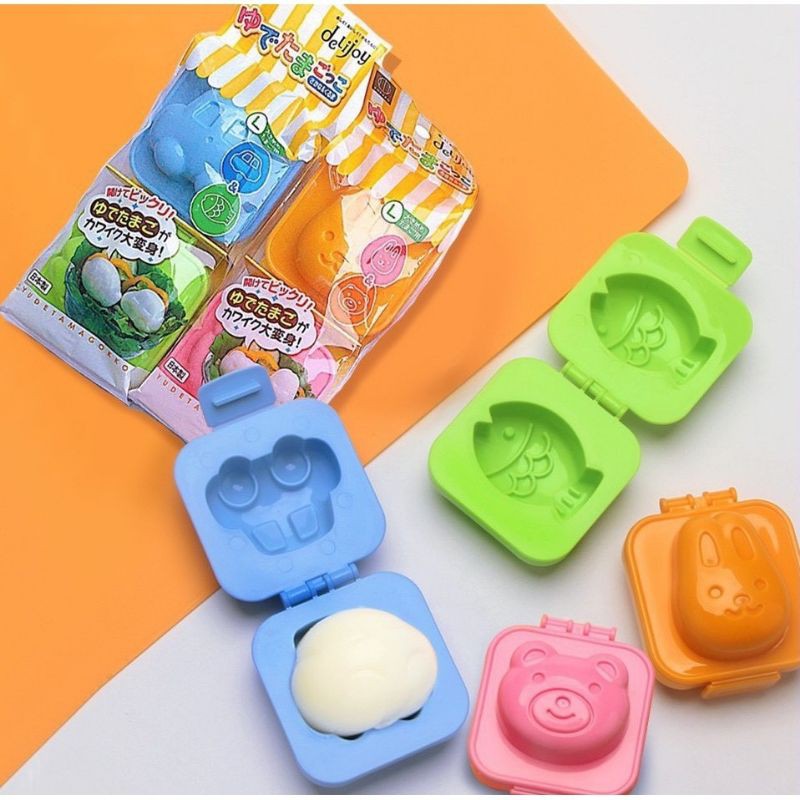 Hàng Nhật Nội Địa - Set 2 Khuôn tạo ép cơm , bánh hình thú cho bé Kukobo - Made in Japan - KBN 221288 / 221271